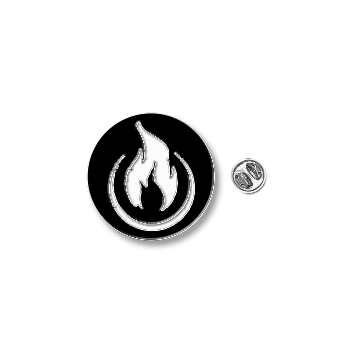 Flame Logo Enamel Pin – Haste The Day
